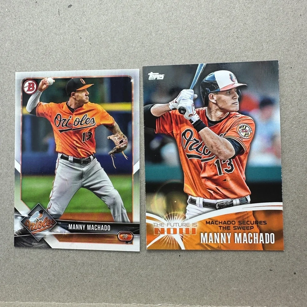 Manny Machado Rookie card in lot of 11 (Orioles, Padres) - Picture 6 of 15